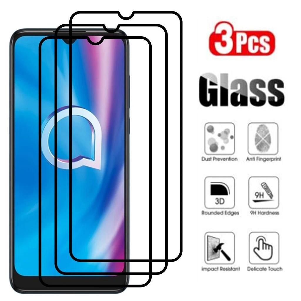 Full Screen Protector For Alcatel 1S 2021 Tempered Glass On The For Alcatel 1SE 2020 1 S E SE Alcate