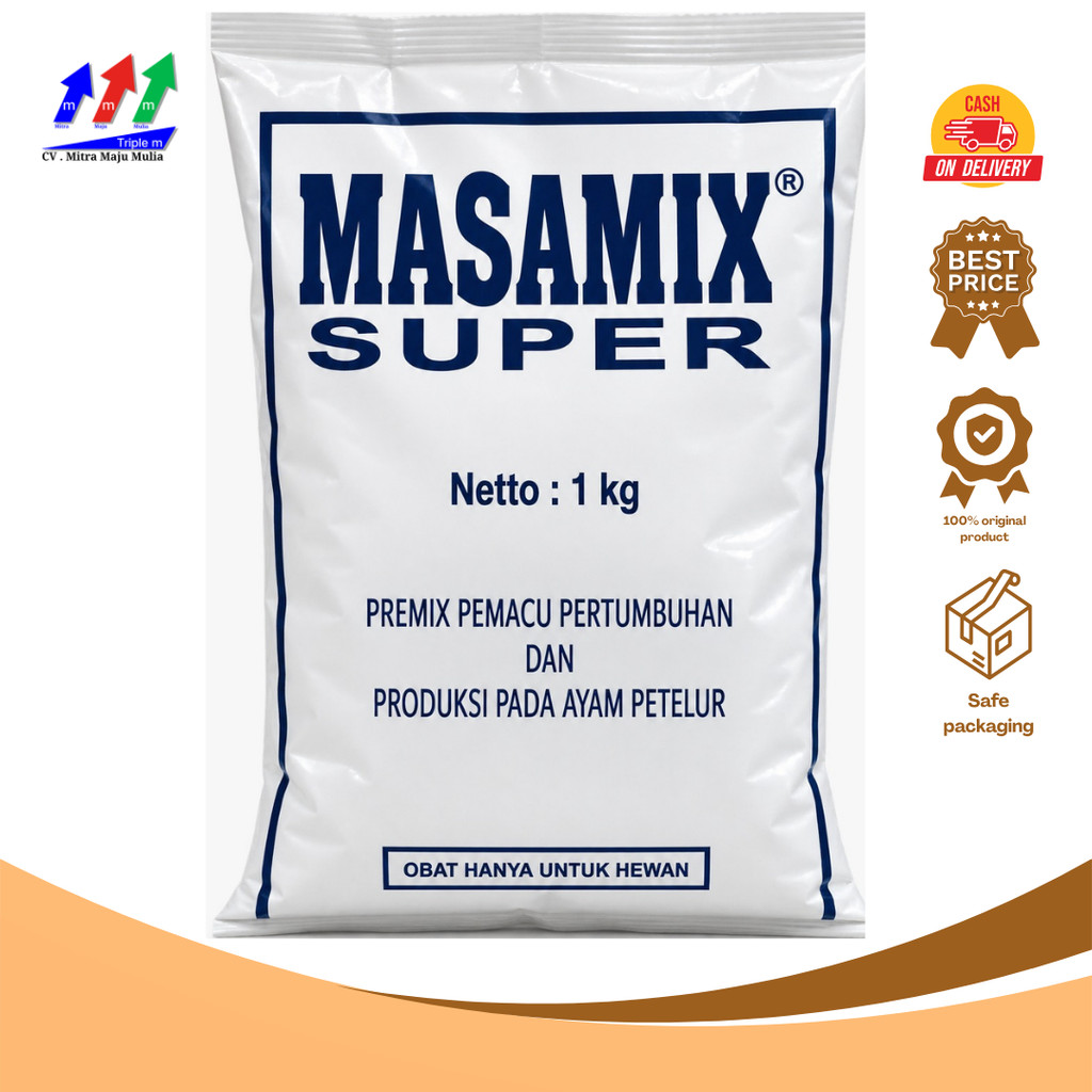MASAMIX SUPER 1KG Premix ayam Petelur vitamin pemacu produksi telur
