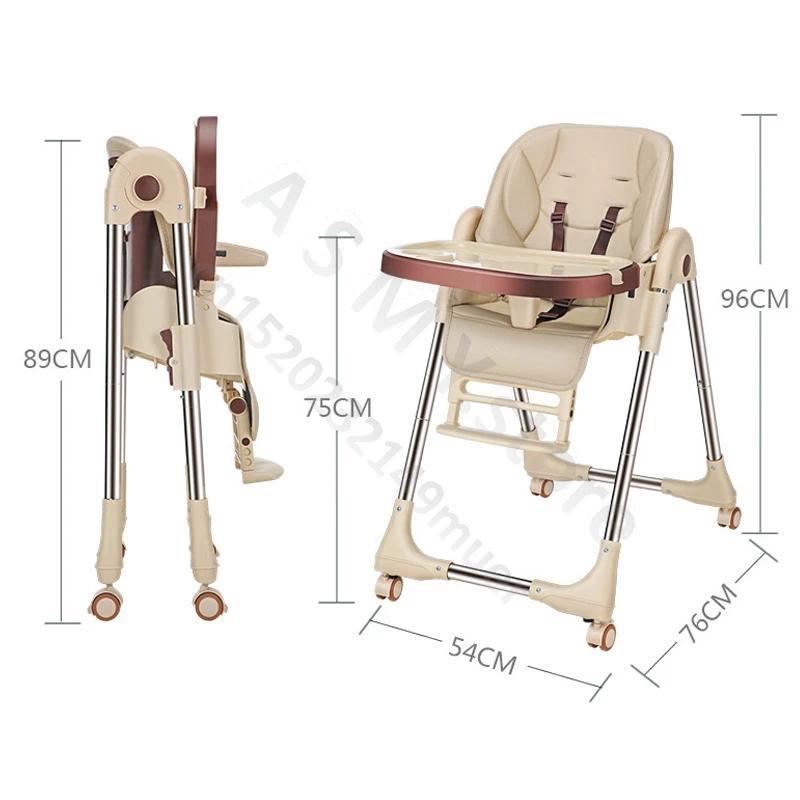 Children's Dining Chair/Multifunctional Children's Folding Dining Chair/Multiple Gear Adjustable Chi