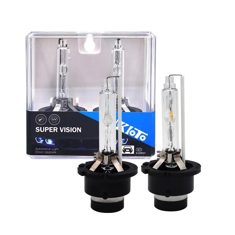 SUKIOTO 2PCS D4S D4R D2R D2S Super Vision UV Free HID Headlight Xenon Lamp Bulbs 3000K 4300K 5000K 6