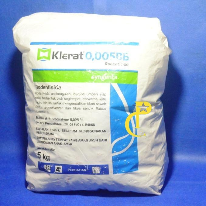 [Promo] Klerat 0,005BB 5kg Racun Tikus Siap Pakai dari Syngenta