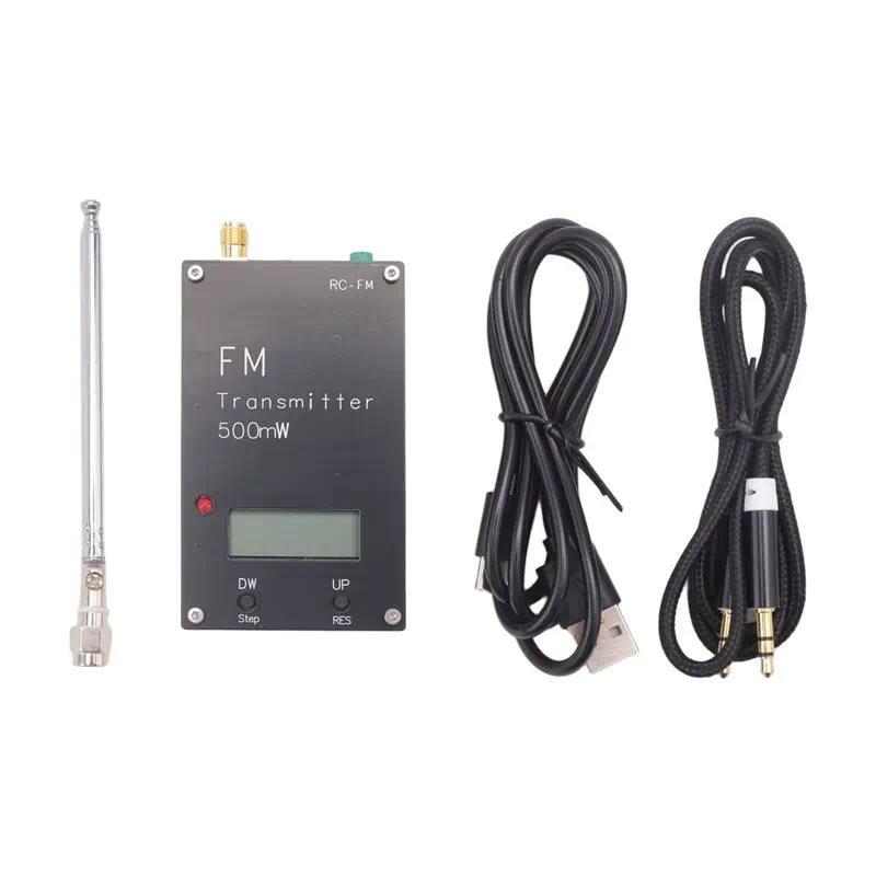 2000M 0.5W FM Transmitter Stereo Digital FM Transmitter Stereo For Campus Radio DSP Radio Broadcast