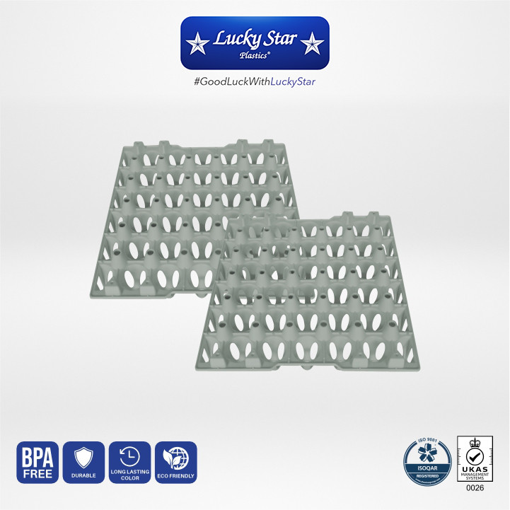 Lucky Star - EGG TRAY/ TRAY TELUR/ TRAY TELUR PLASTIK