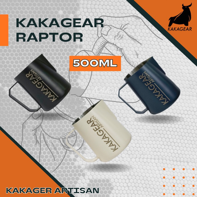 kakagear Raptor 450ml, Artisan Latte Art Milk Jug