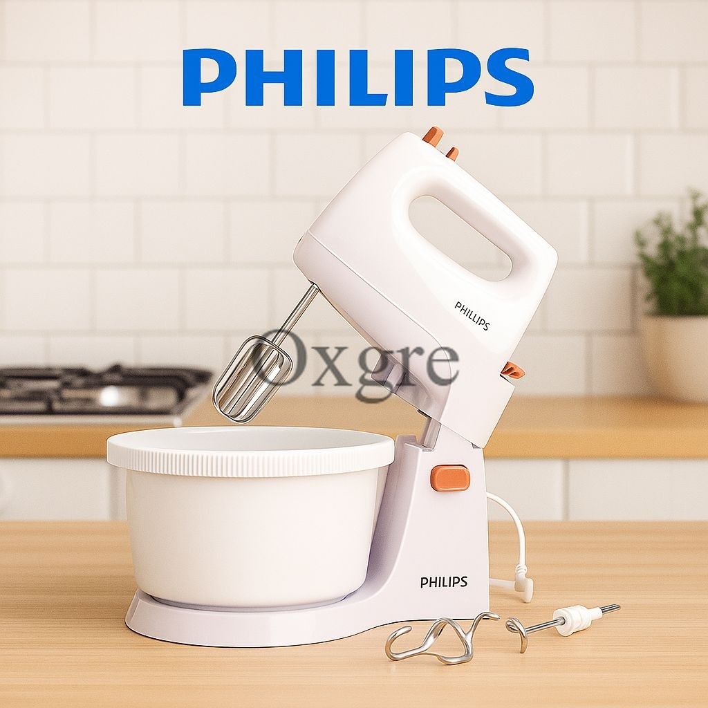 Promomixer philips hr 1538 - stand mixer - pengaduk adonan - mixer pencampur - mikser philips - mixe