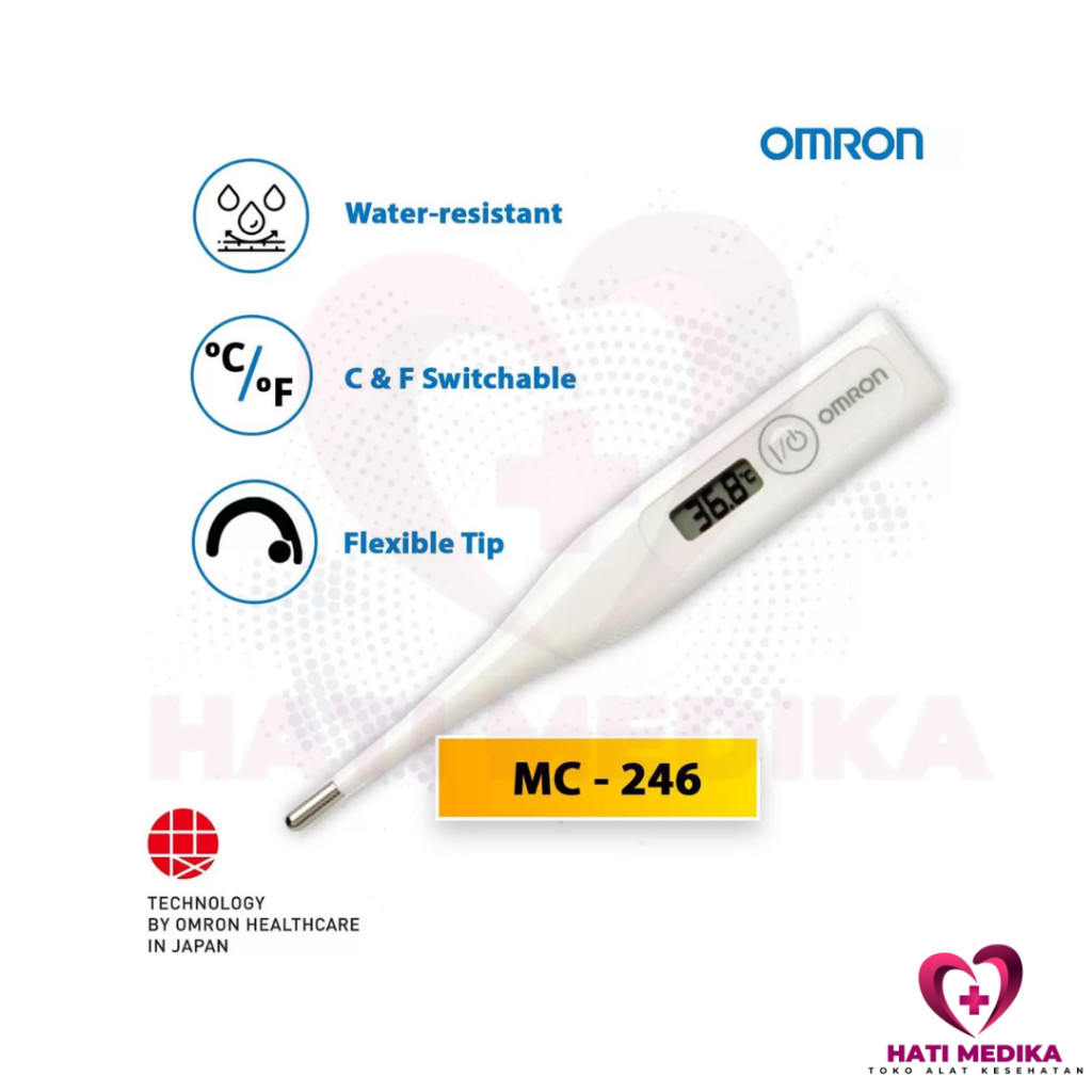 OMRON - Termometer Digital MC 246 | Termometer Omron | Thermometer
