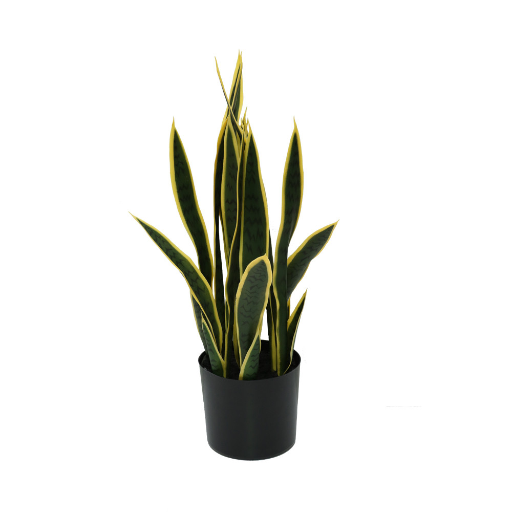 Informa 66 cm Tanaman Artifisial Lidah Mertua - Hijau/Kuning Tumbuhan Tanaman Buatan Dekorasi Plant 