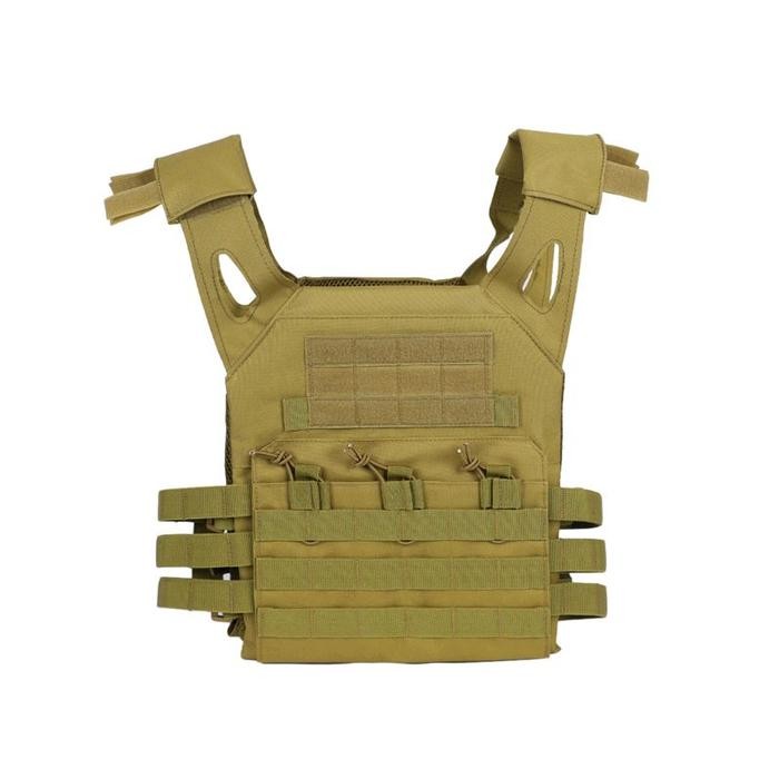 JPC vest tactical rompi airsoft impor plate carrier taktis body protector - hitam