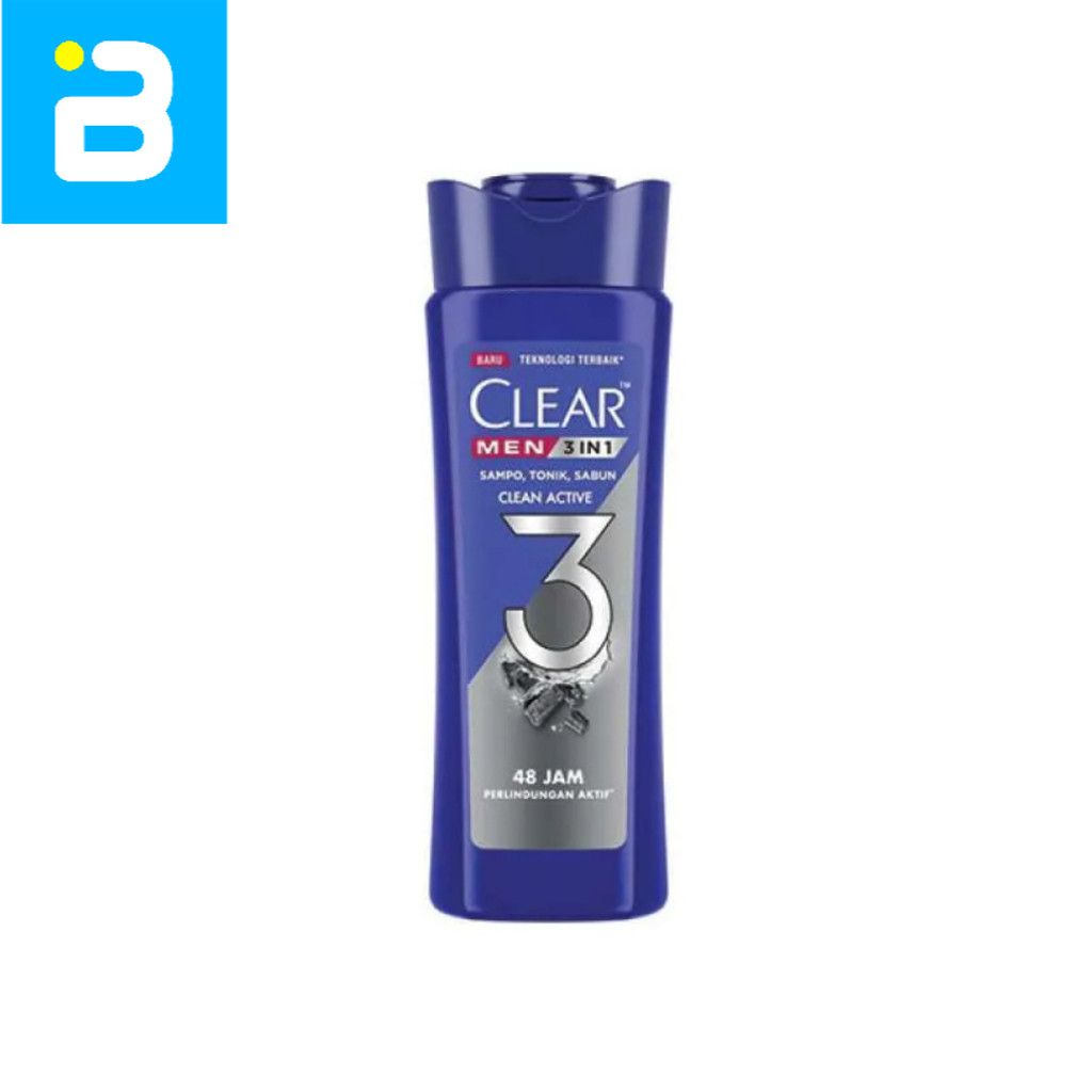 Clear Men 3in1 Clean Active 160ML