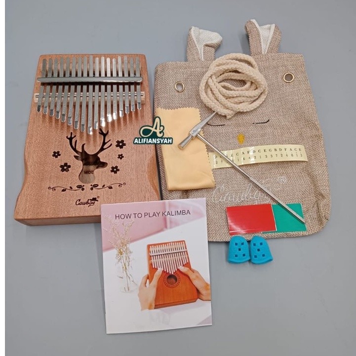 MAGELJAYA kalimba 17key kalimba cowboy piano jari 17kunci kecapi jari kalimba