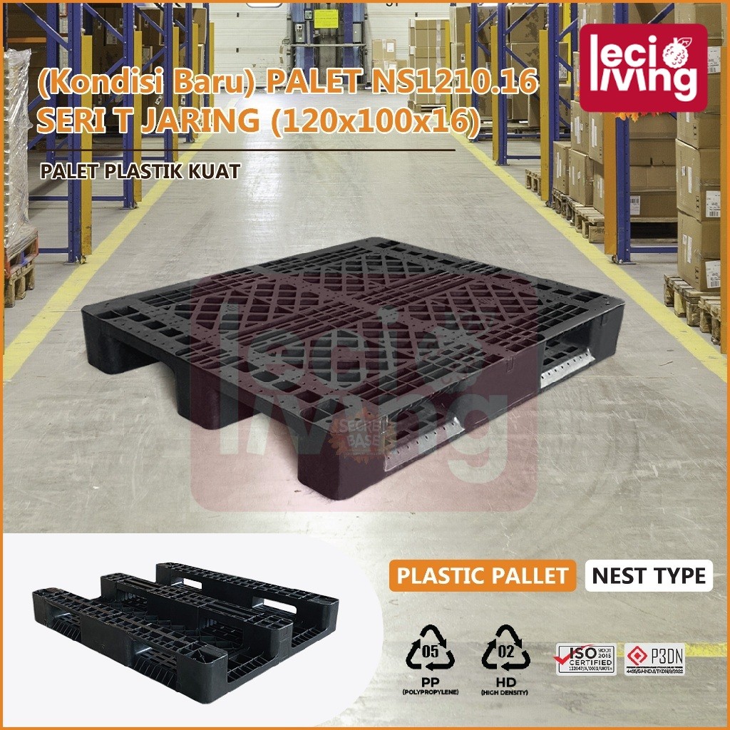 (Kondisi Baru) PALET NS1210.16 SERI T JARING (120x100x16) - Dipan Tempat Tidur / Alas Tatakan Kasur 