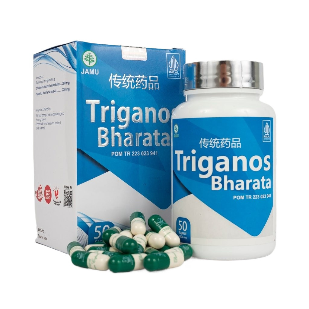 Triganos Bharata Obat Kencing Nanah Sipilis HIV Triganos Bharata Isi 50 Kapsul