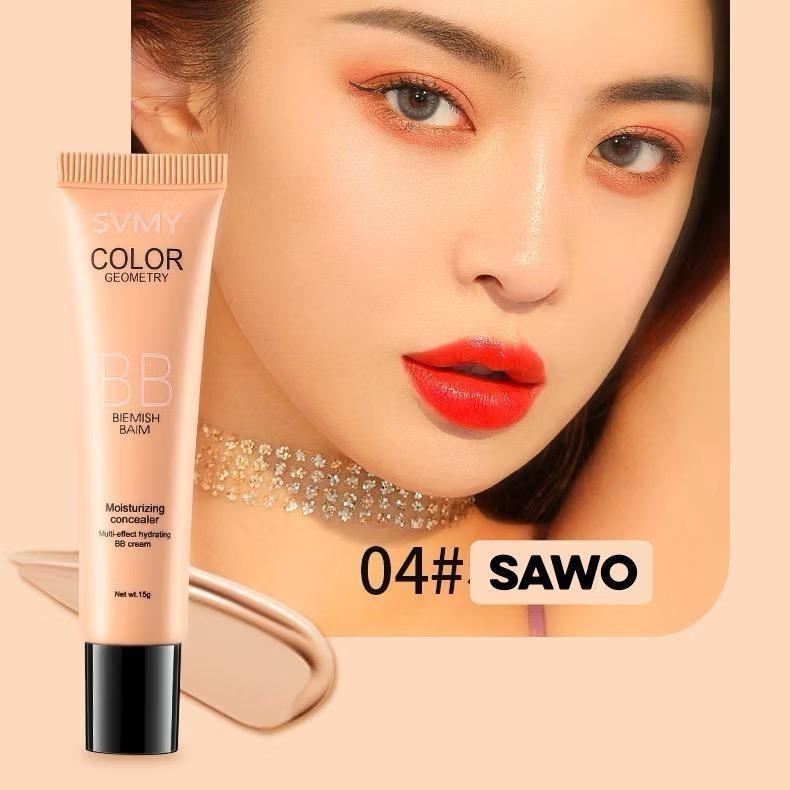 Travel Size BB Cream Liquid Foundation Base Cream Makeup Moistuturizing and Long-Lasting 15 ML I Gla