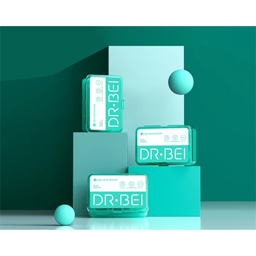 DR.BEI Dental Floss Flosser Picks Toothpicks Teeth Stick Interdental Brush Tooth Cleaning Dental Flo