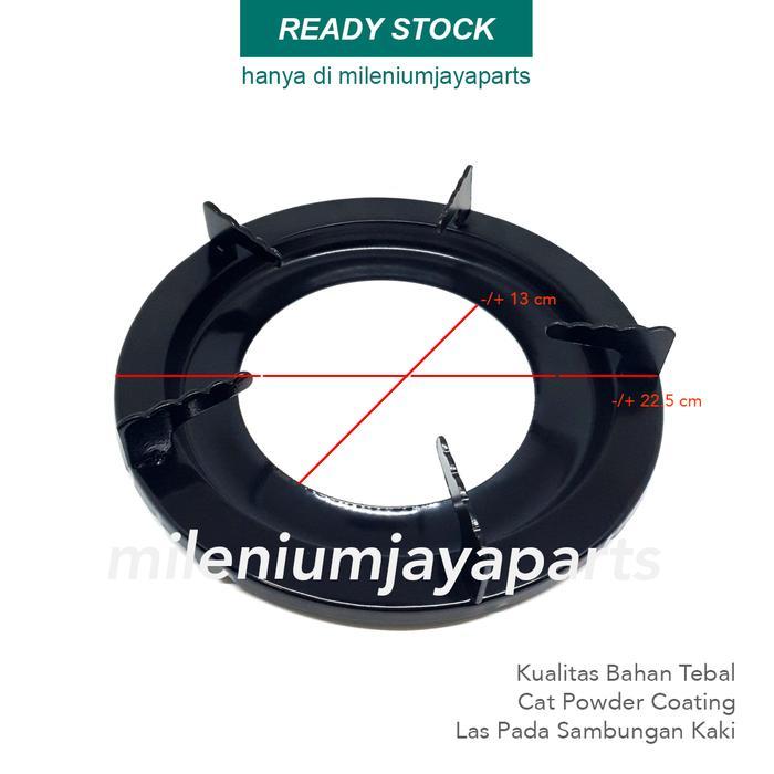 Tatakan Kompor Gas Bulat 23 mm Progas/Gmc -Dudukan Tecstar/Sanex Tebal