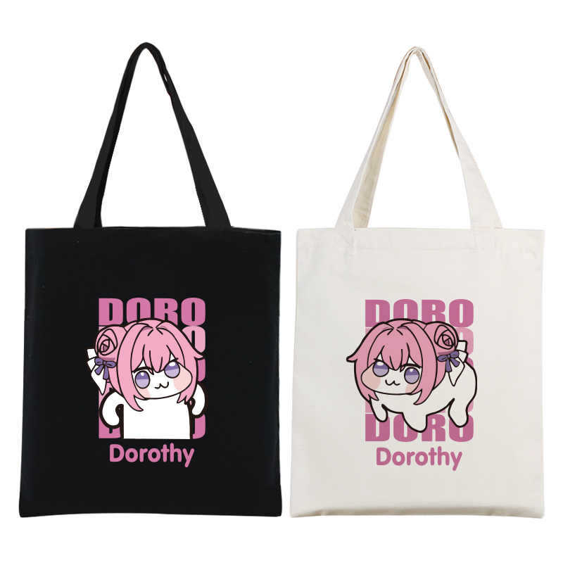 Game GODDESS OF VICTORY: NIKKE Doro Shoulder Bag y Dorothy Men Women Canvas HandBag Cosplay Cartoon 