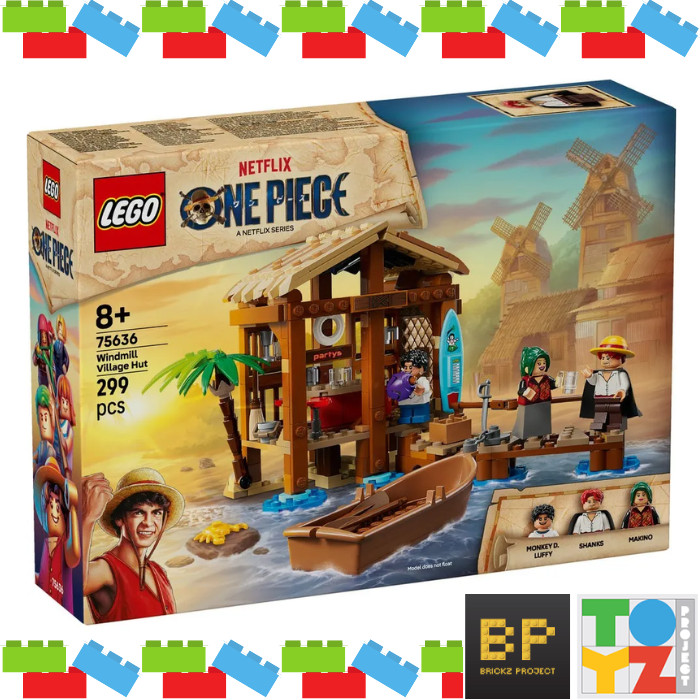 Lego 75636 One Piece - Windmill Village Hut Original TP bali
