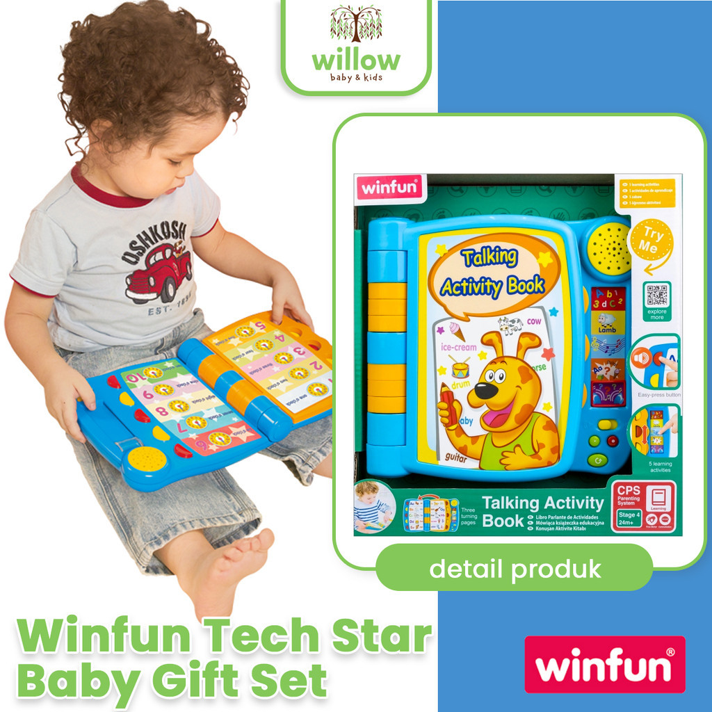Mainan Motorik Anak - Winfun Talking Activity Book