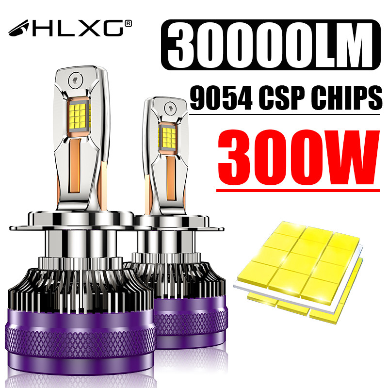 HLXG H7 Led Canbus Car Headlight Bulbs H4 Decoder Led Lamp H9 H11 HB3 9005 HB4 9006 H1 9012 Hir2 LED