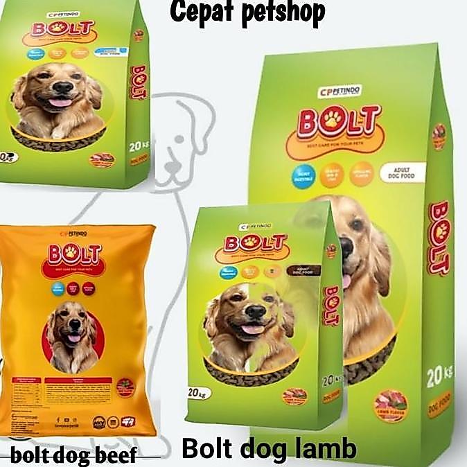 Bolt dog Dog Food (PAKET 10KG) makanan anjing bolt dog food