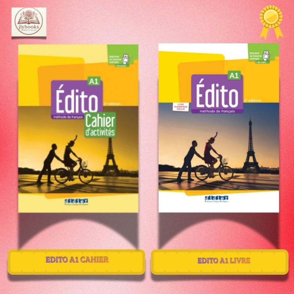 Buku Bahasa Prancis Edito A1 Cahier and livre