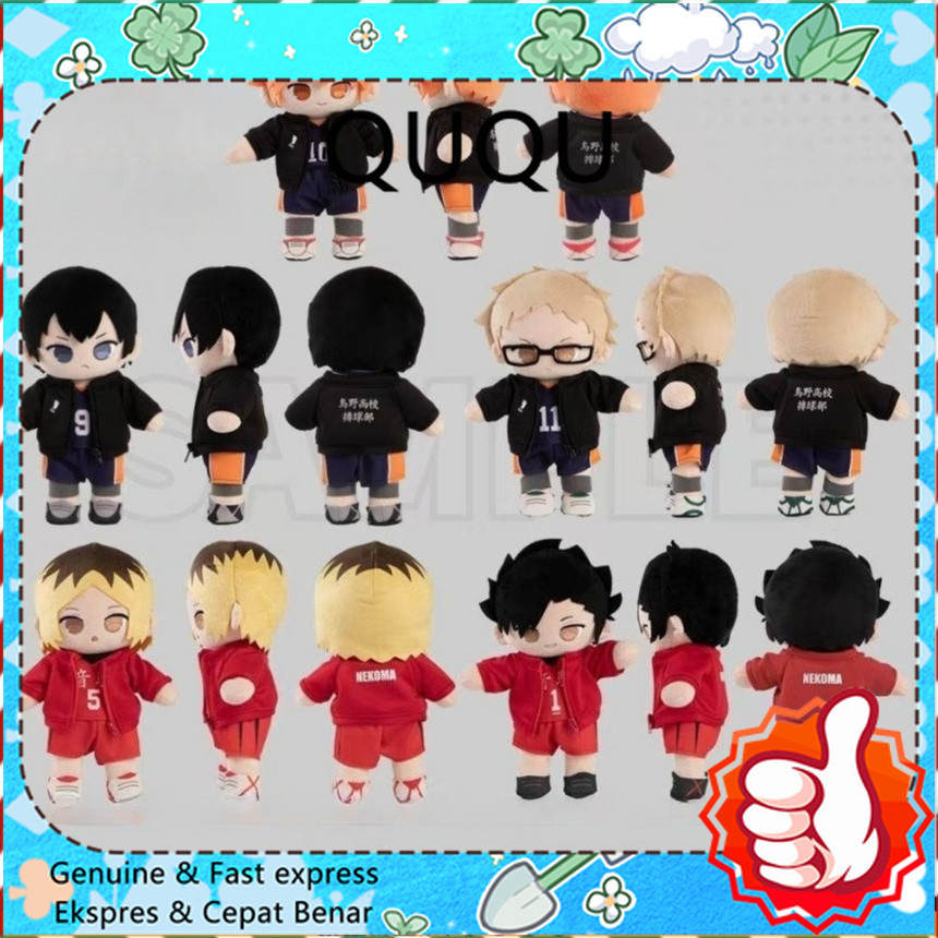 Haikyuu Plush Boneka Manis Isi Anime Hinata Shoyo Tobio Kageyama Gambar Kapas Boneka Cosplay Isi Mai