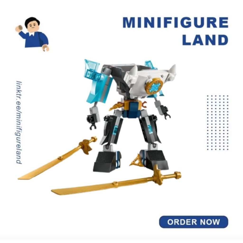 (Fancy19) Lego Ninjago - Set 71827 Zane Battle Suit Mech ( ROBOT ONLY )