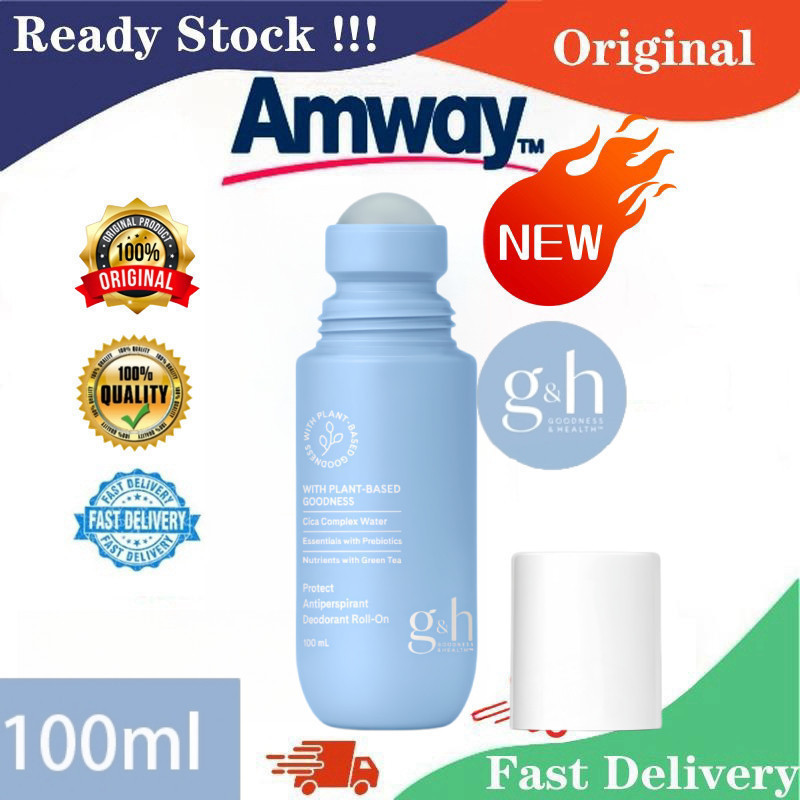 *COD&EXP:2028*Amway Deodorant G&H Protect Antiperspirant Deodorant Roll-On - 100ml Amway Underarm Od