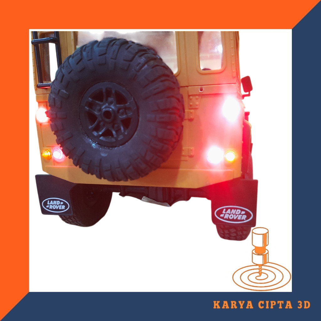 Mudflap Land Rover Universal RC MN D90 D91 MN96 MN98 MN99 MN99S MN99S V2 Tanpa Holder
