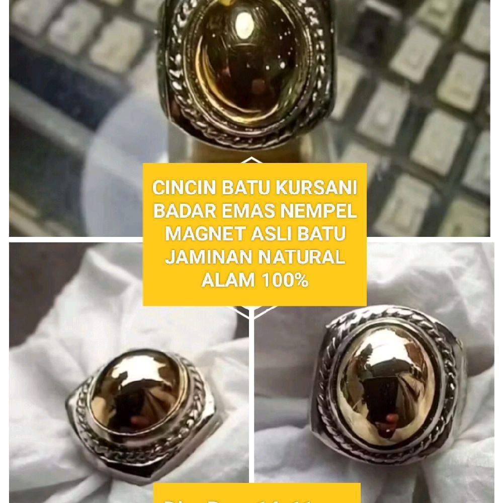 CINCIN BATU KURSANI BADAR EMAS NATURAL