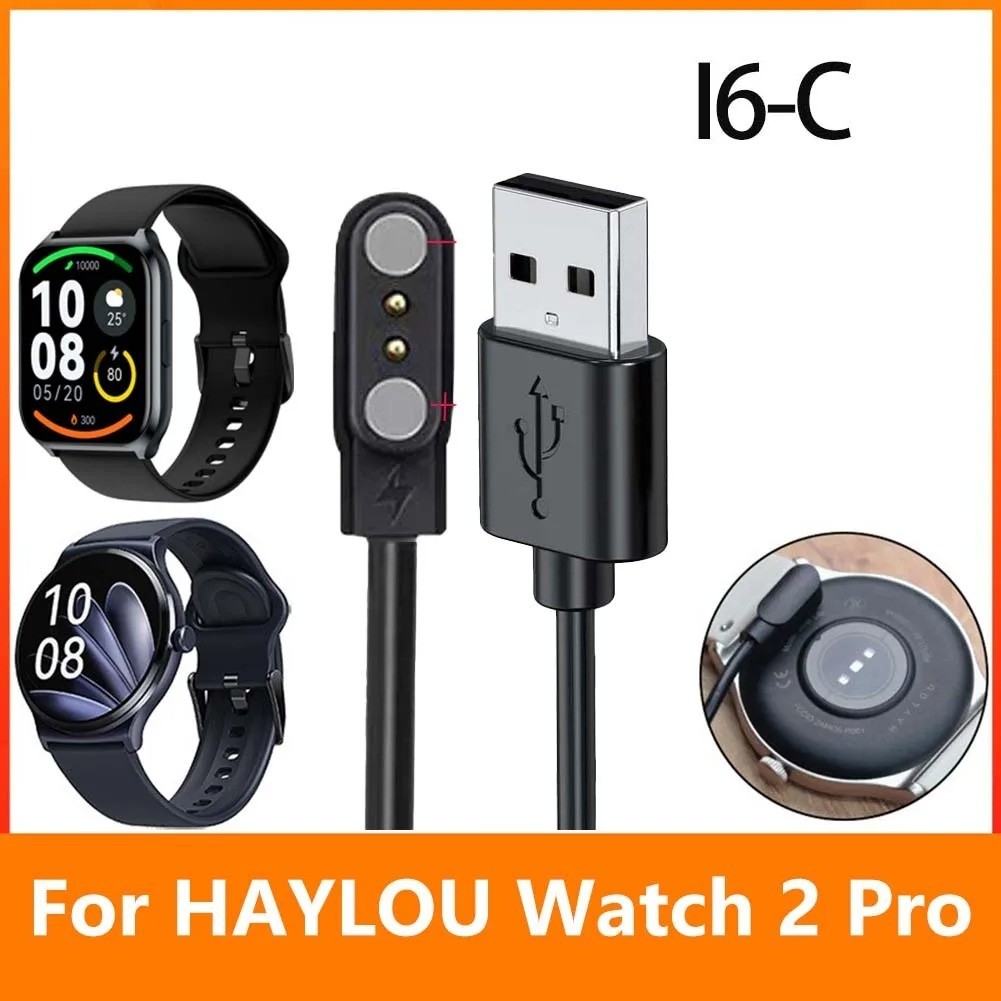 Kabel Charger USB Haylou GST LS098 Haylou RS4 plus LS11 Haylou Solar Lite R001 Haylou Watch2 pro S00