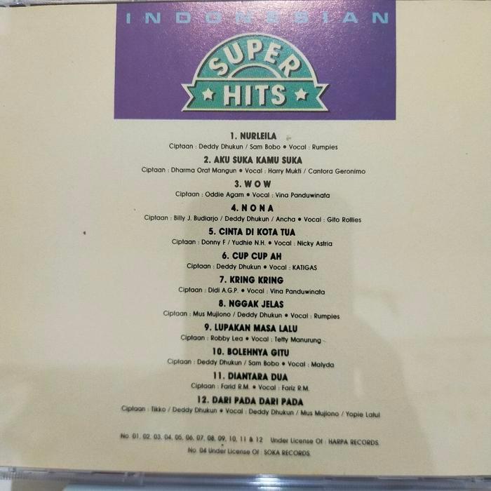 CD DEWI SANDRA - KU AKUI. trie utami 7 bintang rumpies malyda mus mujiono vina panduwinata broery yo