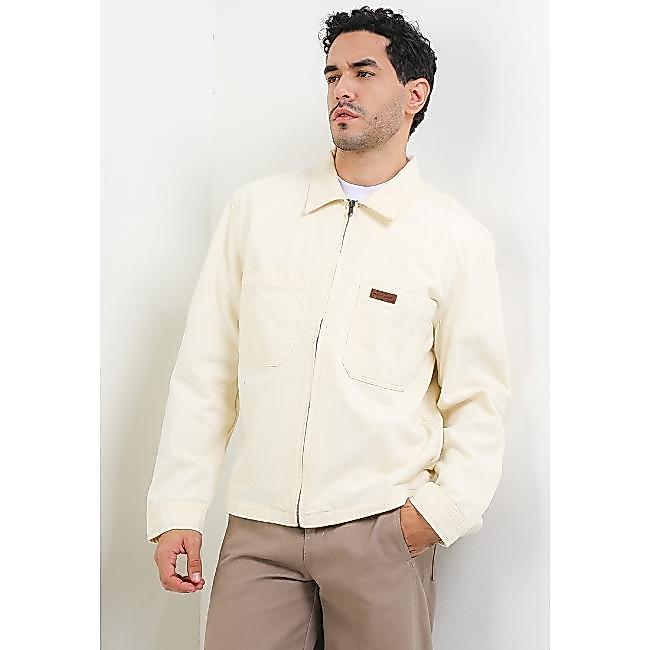Hush Puppies Jaket Denim Pria Rummel Off White