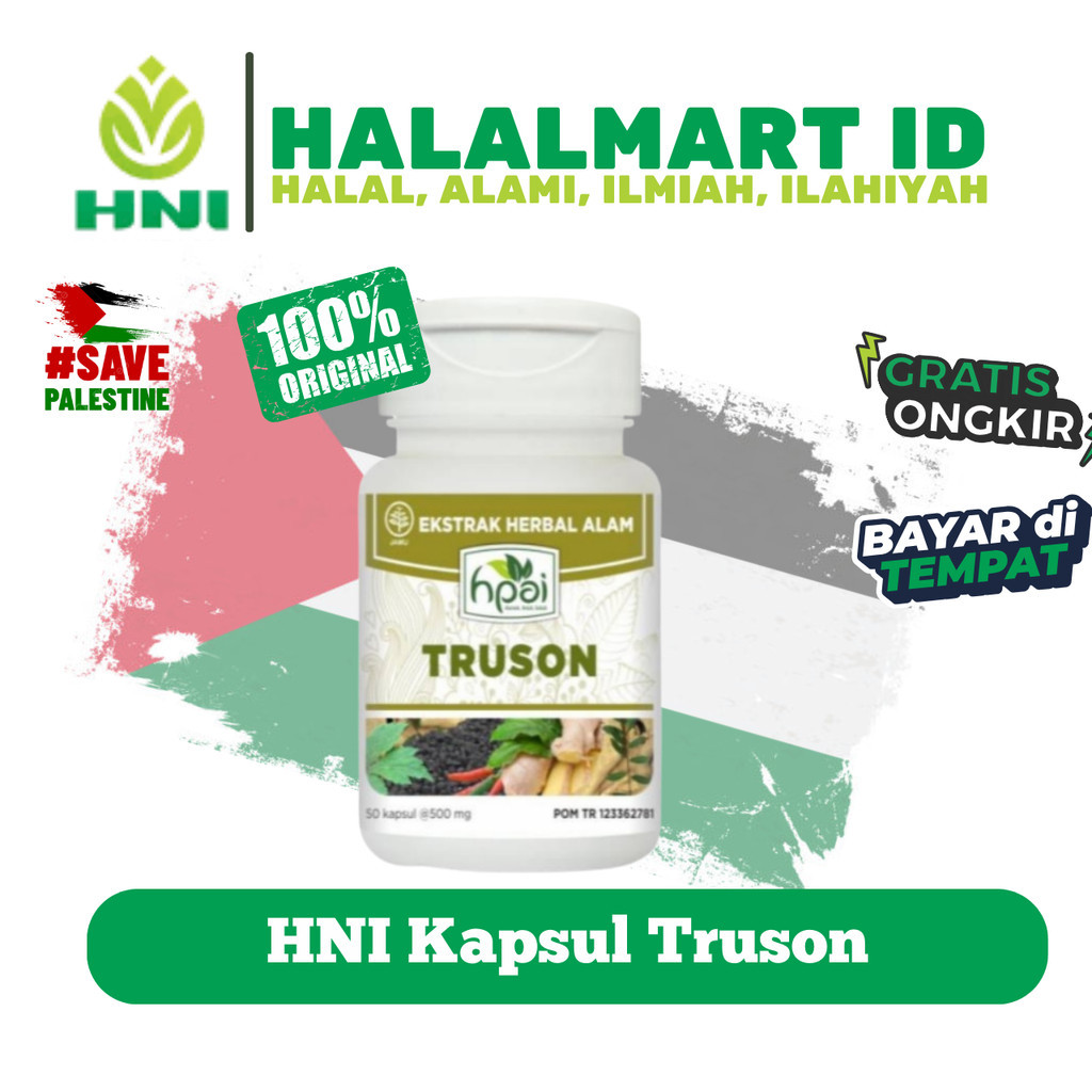 Truson HNI HPAI Original - Booster Energi & Vitalitas Pria Dewasa 50 Kapsul