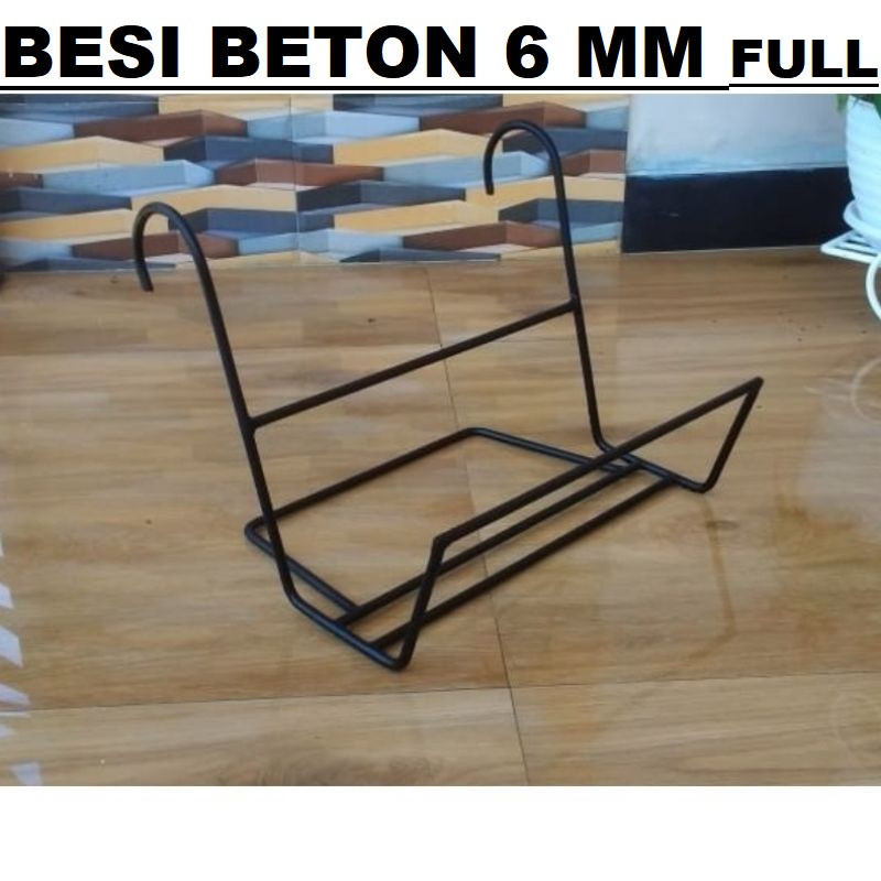 RAK BALKON/RAK GANTUNG/RAK DOUBLE POT BUNGA BALKON / PAGAR