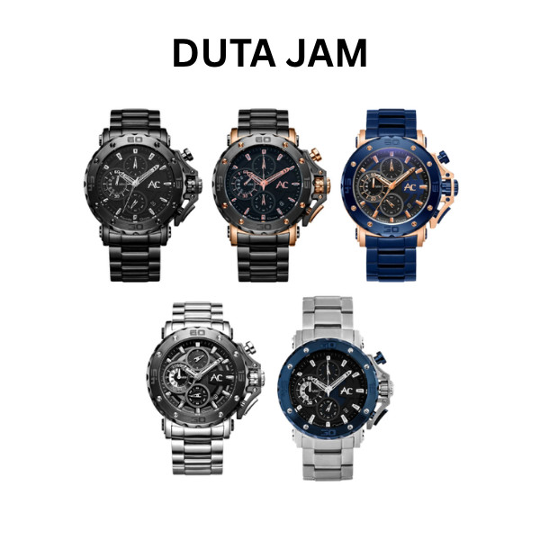 JAM TANGAN PRIA ALEXANDRE CHRISTIE AC9205 AC 9205 MCB CHRONOGRAPH STAINLESS STEEL ORIGINAL