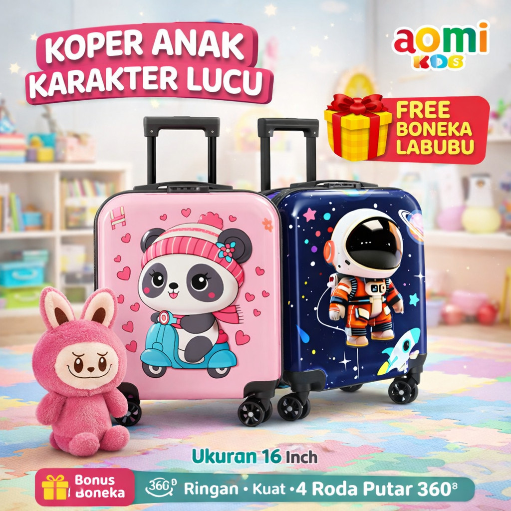 Koper Anak – Model Pesawat, Ringan & Stylish – Koper Kabin & Bagasi