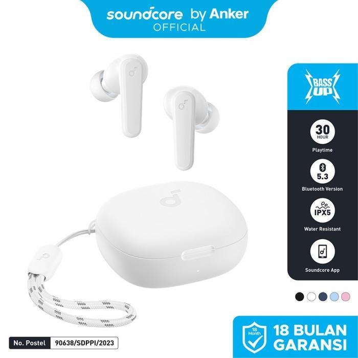 Anker Soundcore R50i / R50i NC Earbuds Adaptive Noise Canceling Headset - R50i Putih