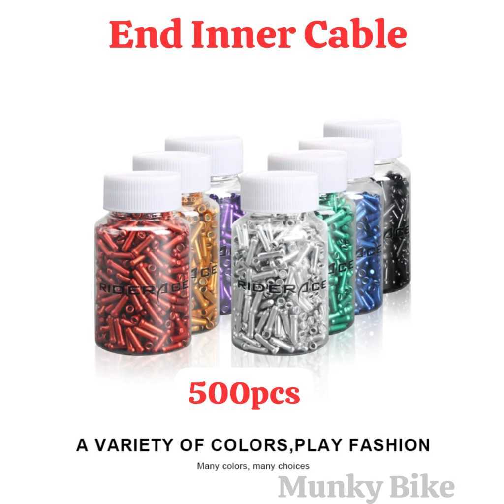 Foto 500pcs End Cap Caps Kondom Penutup Inner Wire Kawat Shifter Brake Rem Sepeda