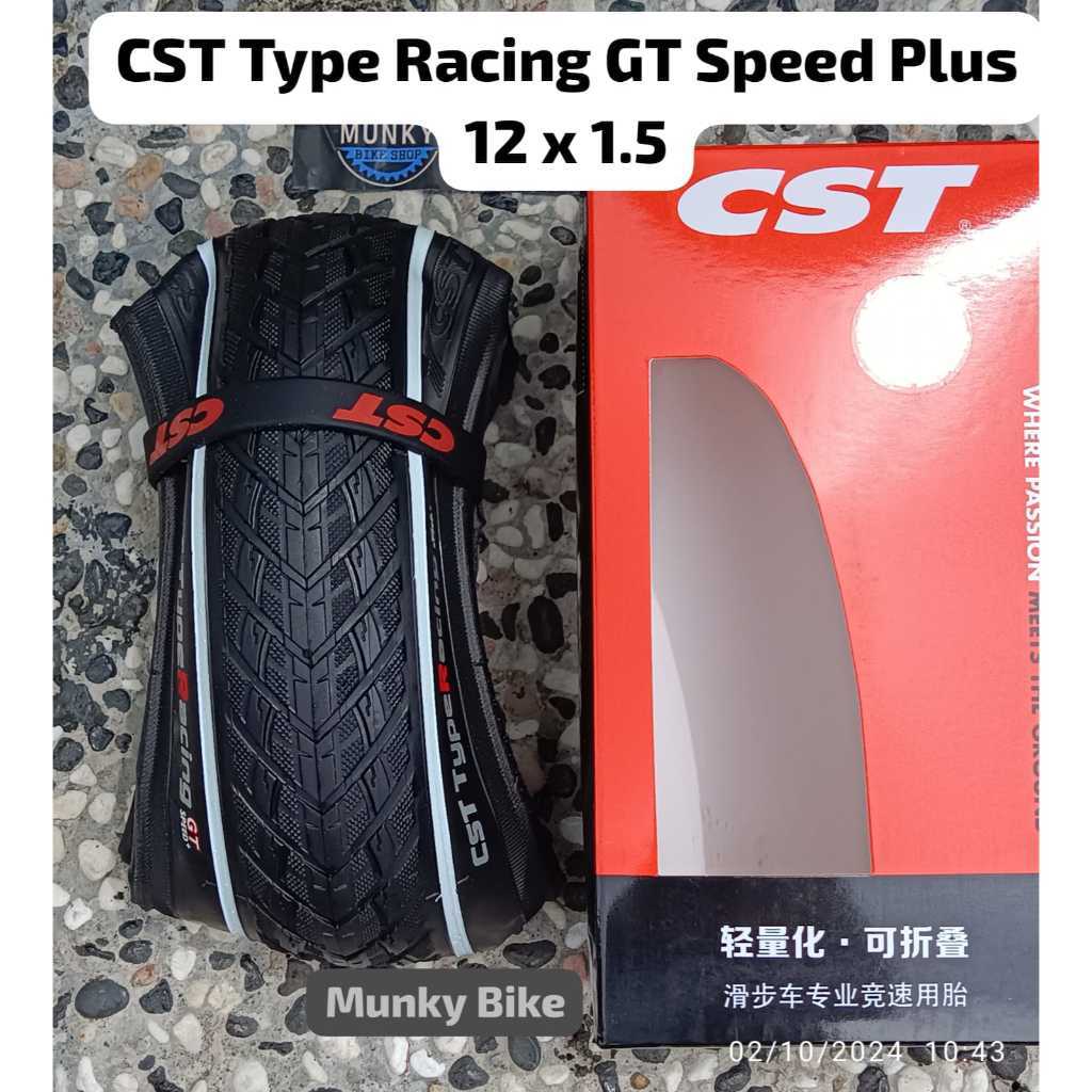 Foto Ban Luar CST Type Racing GT Grip 12x1.50 120TPI 12 x 1.50 inch Folding Kevlar Pushbike Balance Bike