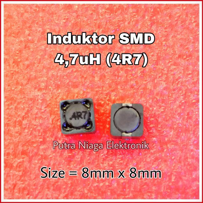 Induktor SMD 4,7uH Inductor Power 4.7uH 0.0047mH 4700nH 7mm x 7mm marking : 4R7