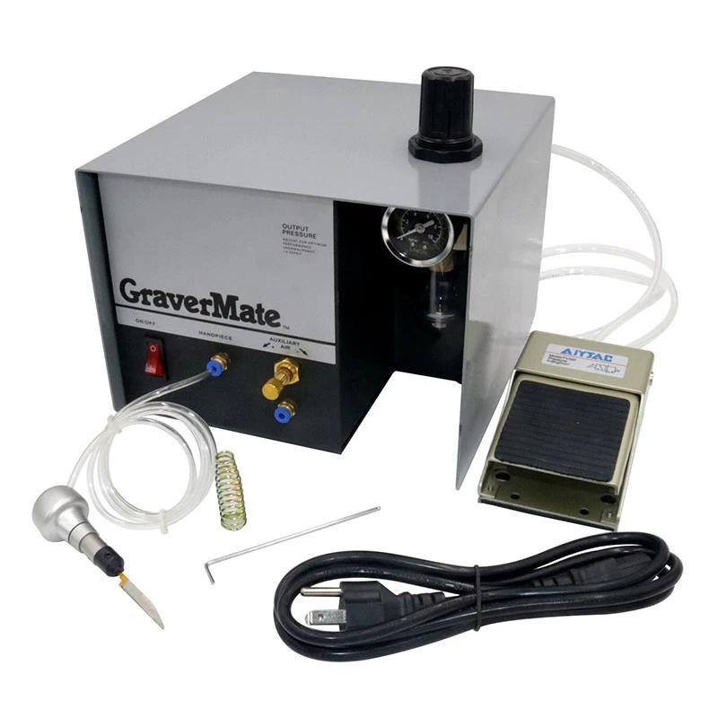 110/220v Pneumatic Impact Engraving Machine GraverMate Jewelry Engraver Single Ended
