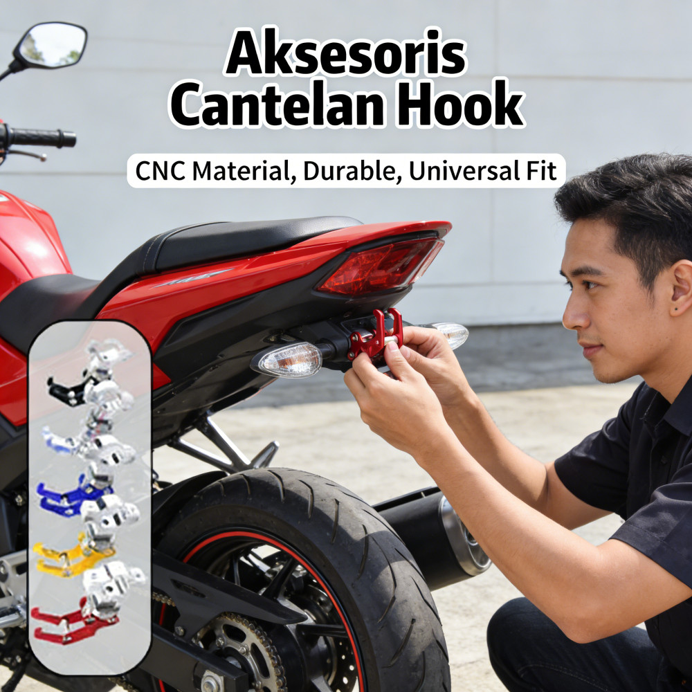 Cantelan Spion Jepit Gantungan Barang Hook Dll Mio Pcx Xmax 2020 Aksesoris