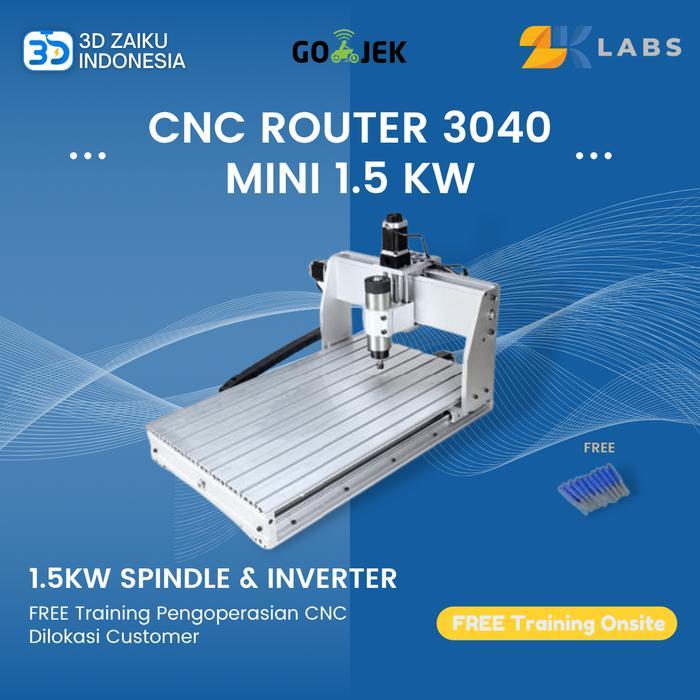 CNC Router 3040 Mini Mesin CNC PCB Milling with 1.5 KW Spindle