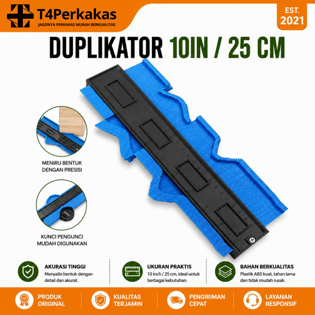 Profil Gauge Besar Profil Copy Duplicator 25 cm duplicator tools