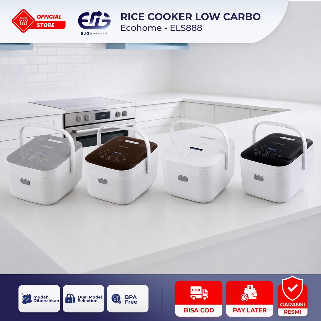 ECOHOME Low Carbo Rice Cooker ELS-888 Multi Cooker ELS888