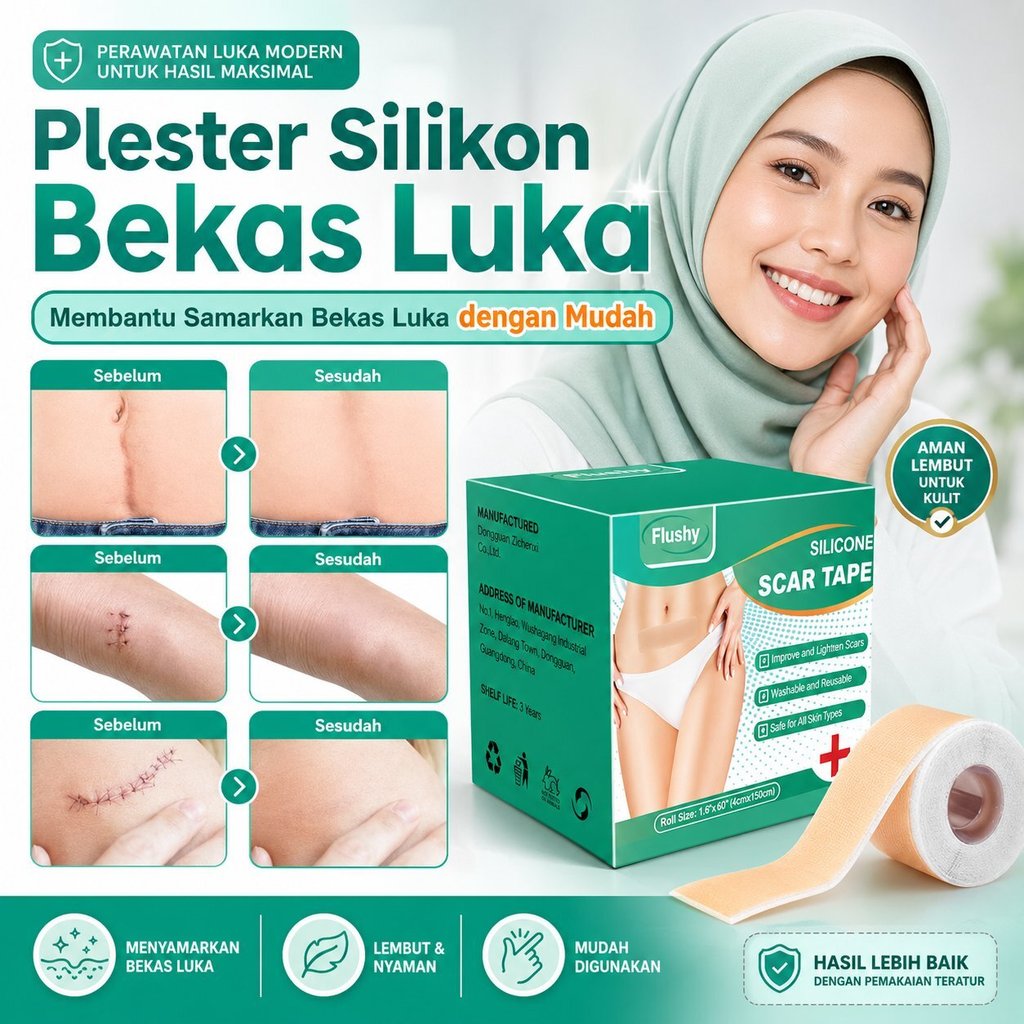 Plester Bekas Luka Perekat | Plester Bekas Luka Tahan Air Dan Bernapas- Untuk Perbaikan Bekas Luka, 