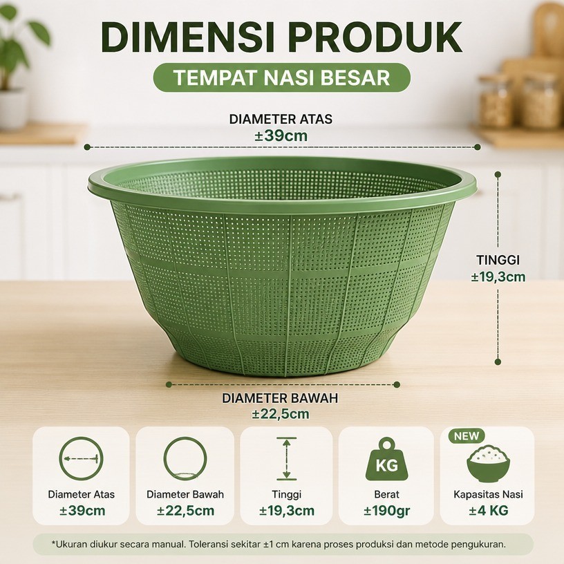Bakul plastik nasi jumbo// bakul nasi besar jumbo // bakul hajatan // bakul plastik warna