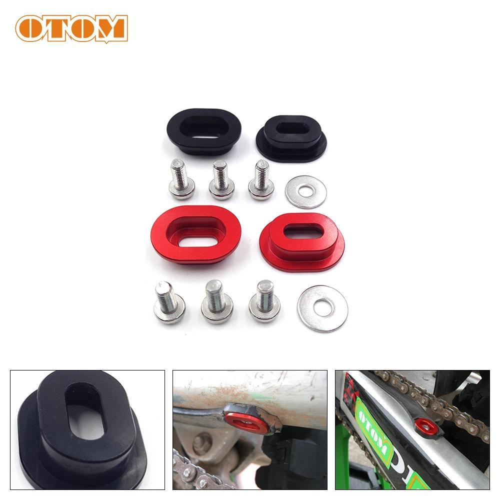 OTOM Motorcycle Chain Slider Washer CNC Machining Swing ARM Pad Buckles For HONDA CRF150R CRF250R CR