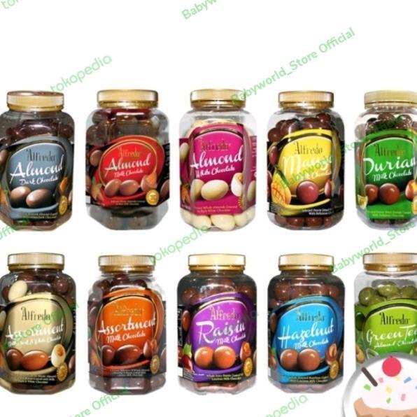 Alfredo IMPORT Coklat HAZELNUT / MILK&DARK / MILK CHOCO/RAISIN 450gr - HAZELNUT